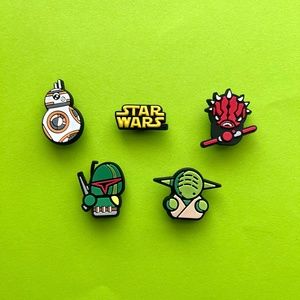 StarWars Themed Crocs Shoe Charms Set of 5 NEW!